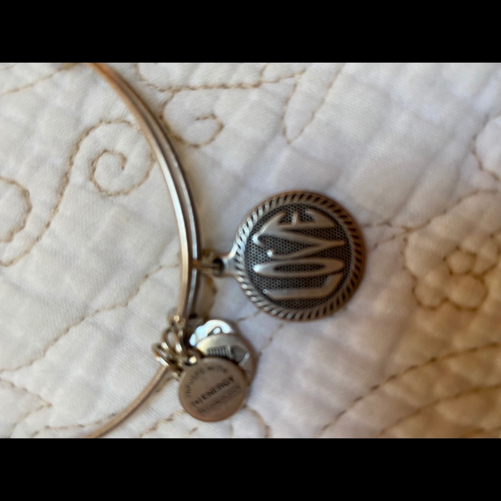ALEX AND ANI Silver LOVE Energy Charm Bracelet